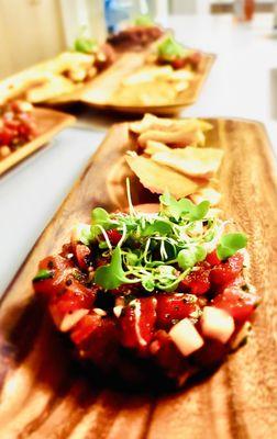 Tuna Tartare yum, so delicious