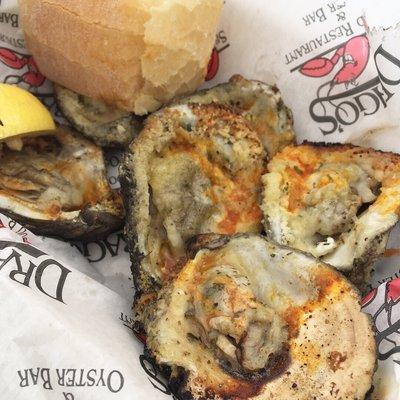 Drago's charbroiled oysters