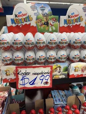 kinder surprise eggs