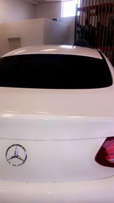 Window tint on my Mercedes beautiful job