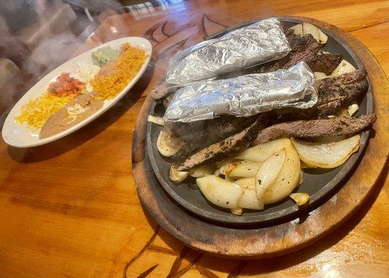 Beef Fajitas for two