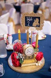 Beauty & Beast themed wedding