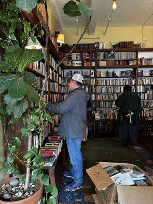 Is this heaven, no, it's Mother Foucault's Bookshop!