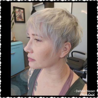 Silver platinum pixie