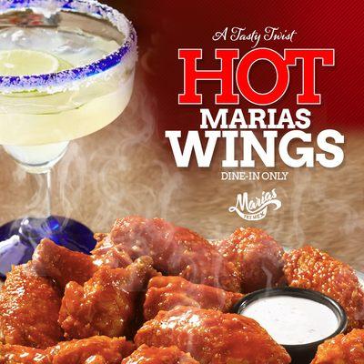 Enjoy yummy hot wings with an icy margarita!