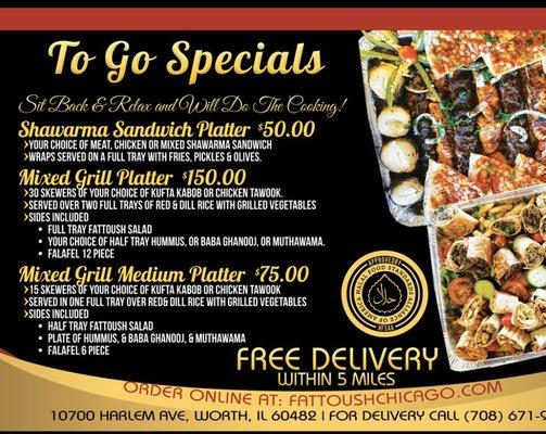 To Go Specials