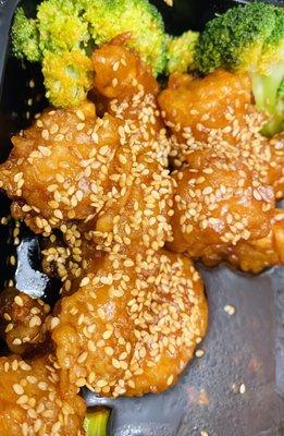 Crispy sesame shrimp