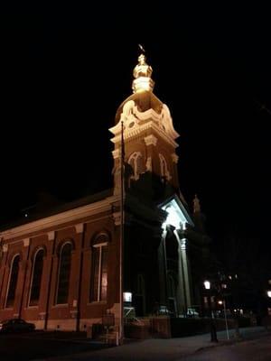 The cathedral at night