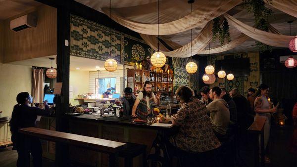 Another view of kitchen/bar area (2/2/24)