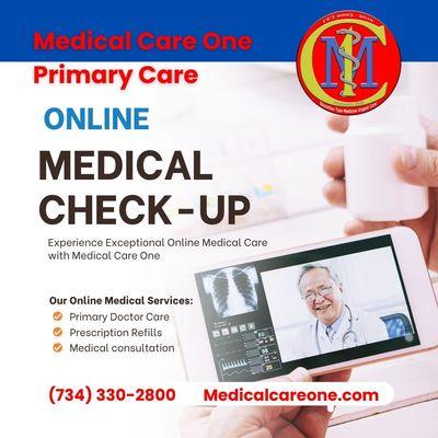 Medical check up online. Meet your doctor online.