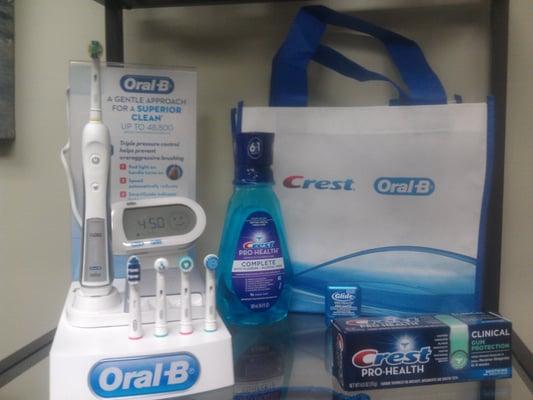 Come in & do a test drive one of the best electric toothbrushes!