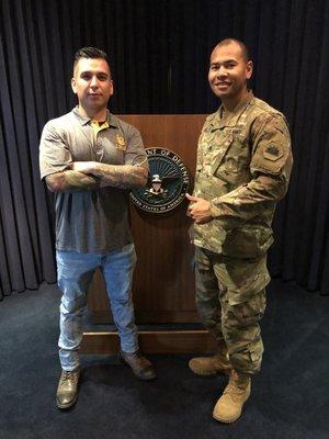 SPC Curiel joined to become an Army officer within the Army National Guard. Find out about our 09S (officer candidate school) program.