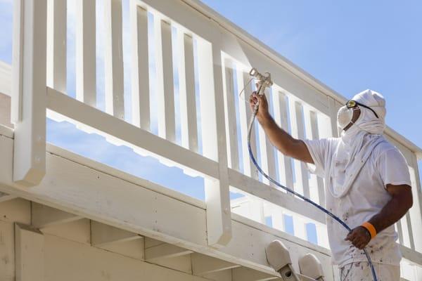 Fence repair and paint