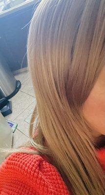 Hair Color with highlights.