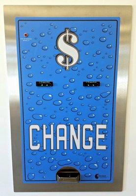 Change Machine - Turns $1, $5, $10 & $20 into quarters. Attendants do not take change.