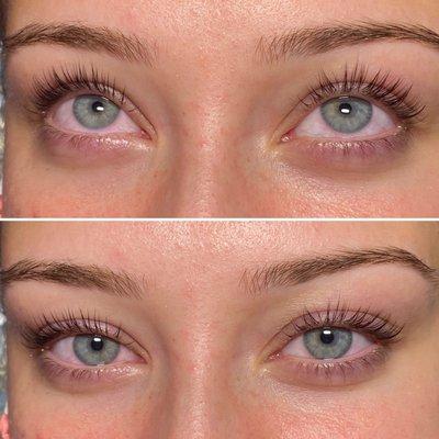 Lash Lift & Tint results