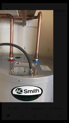 New York Mechanical installs A.O SMITH Electric hot water heaters with up to a 10 year warranty.