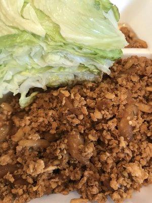 Love their lettuce wraps- so much flavor! Delicious sauce, tender chicken, crunchy water chestnuts. Highly recommend!