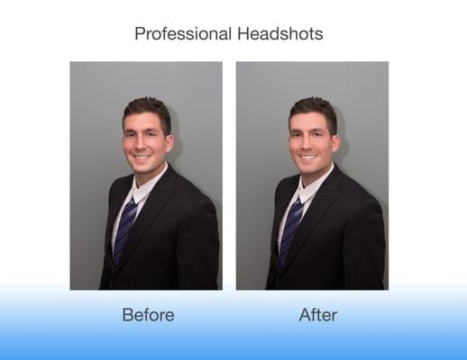 Our high-resolution headshots will help you portray the right image you want and brand your business!