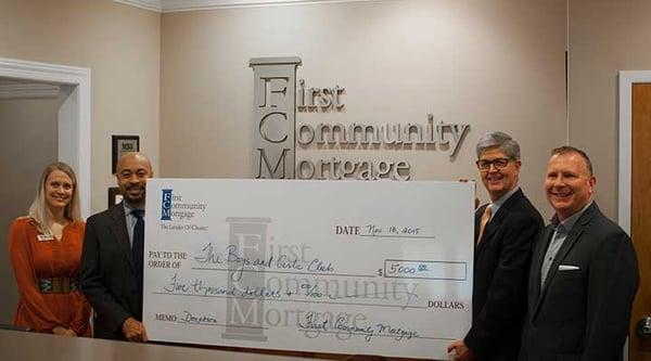 FCM donation to Boys & Girls Club