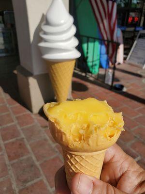 Pineapple ice cream