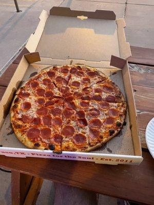 Pepperoni pizza