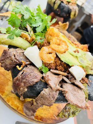 Molcajete Con Camarones