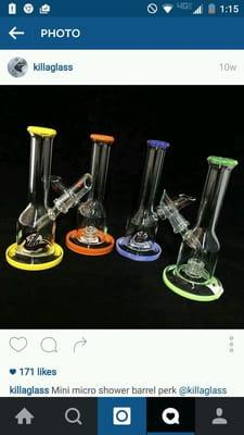 Wide Killa Glass selection