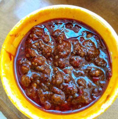 Awesome spicy texas style chili!