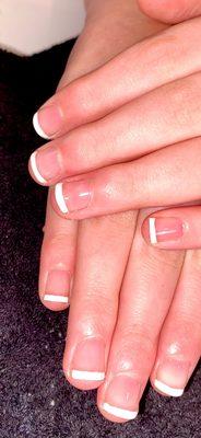 Beautiful French manicure