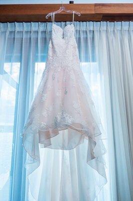 My beautiful wedding dress.