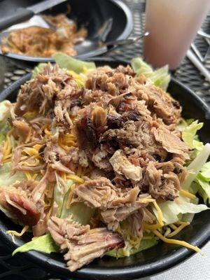 BBQ pork salad