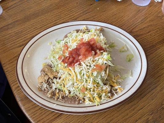 Chicken Tostada Corn