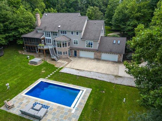 Luxury Home with a saltwater pool