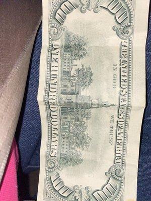 The "counterfeit" money.