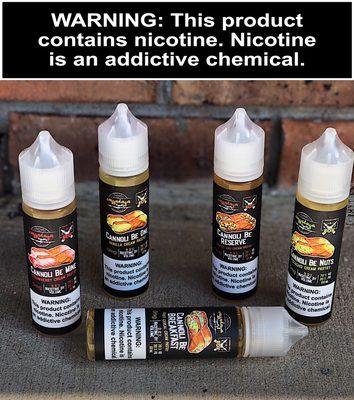 Cannoli flavored eliquid with a variety of fillings by Cassadga. *must be 21 or older with a valid ID*