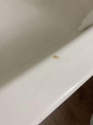 Cigarette burned tub