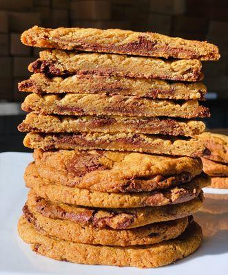 milk & dark chocolate chip cookies