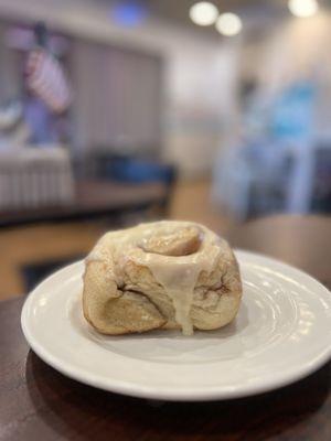 Cinnamon Roll - $6 and freshly baked