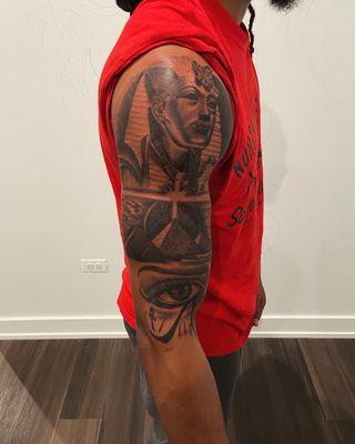 King tut half sleeve by iHeartink