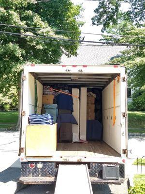 July 2018. Loading during one of our local moves. From Clifton, NJ To Wayne, NJ;
 THE BEST NJ LOCAL MOVING EXPERIENCE!