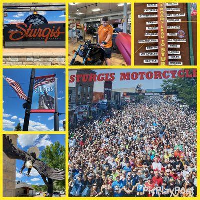 Visiting Sturgis, a motorcycle lovers town