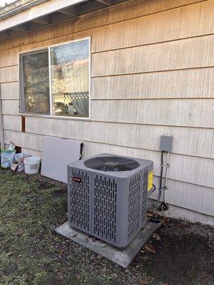 heat pump install