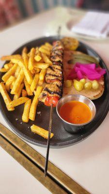 Swordfish Shawarma Kebab