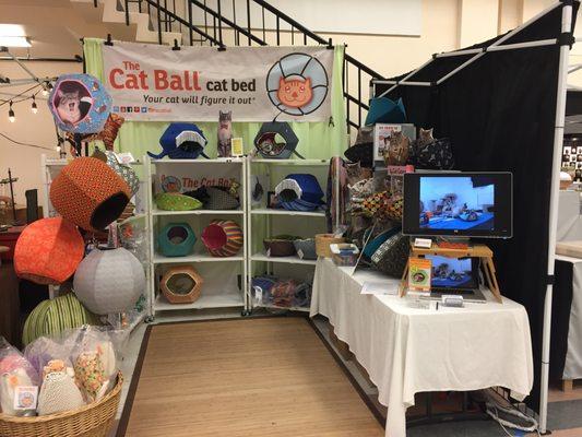 Pet products booth at Urban Craft Uprising