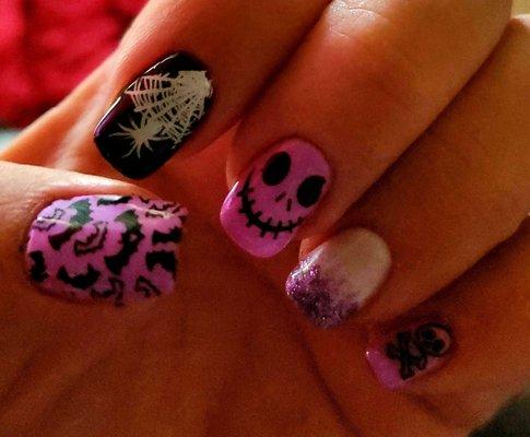 Halloween nails by Amber