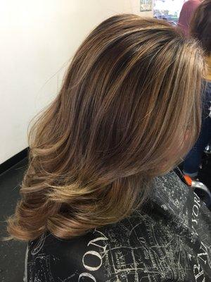 Ombre with babylights !!!!