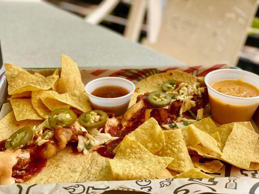 Chipotle Baja Fish Tacos at Tijuana Flats in Hamlin