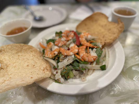 5. Lotus Root Salad with Shrimp and Pork