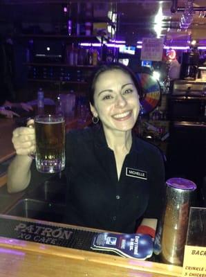 This is Michele, she's from Brazil and providing great customer service at Backstage for 13 years!